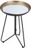 Foley Accent Table (Gold & Black)