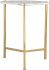 Haru Side Table (White & Gold)
