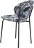 Clyde Dining Chair (Set of 2 - Leaf Print & Black)