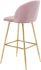 Cozy Bar Chair (Pink & Gold)