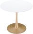 Opus Dining Table (White & Gold)