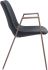 Desi Dining Chair (Set of 2 - Black & Walnut)