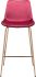 Tony Bar Chair (Red & Gold)