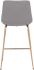 Tony Counter Chair (Gray & Gold)