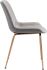 Tony Dining Chair (Set of 2 - Gray & Gold)