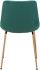 Tony Dining Chair (Set of 2 - Green & Gold)