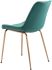 Tony Dining Chair (Set of 2 - Green & Gold)