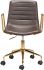 Eric Office Chair (Brown & Gold)