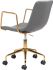 Eric Office Chair (Gray & Gold)