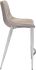 Magnus Counter Chair (Set of 2 - Gray & Silver)