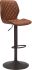 Seth Bar Chair (Vintage Brown & Dark Bronze)
