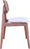 Othello Dining Chair (Set of 2 - Light Gray & Walnut)