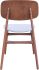 Othello Dining Chair (Set of 2 - Light Gray & Walnut)