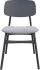 Othello Dining Chair (Set of 2 - Gray & Black)