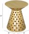 Proton Side Table (Gold)
