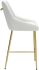 Madelaine Counter Chair (White & Gold)