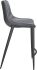 Magnus Counter Chair (Set of 2 - Dark Gray & Black)