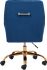 Madelaine Office Chair (Navy Blue & Gold)