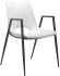 Desi Dining Chair (Set of 2 - White & Black)