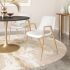 Desi Dining Chair (Set of 2 - White & Gold)