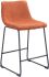 Smart Chaise Comptoir (Ensemble de 2 - Orange Brulé)
