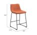 Smart Counter Chair (Set of 2 - Burnt Orange)
