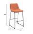 Smart Bar Chair (Set of 2 - Burnt Orange)