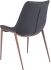 Magnus Dining Chair (Black & Walnut)