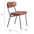 Charon Dining Chair (Set of 2 - Vintage Brown & Black)
