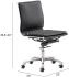 Lider Plus Armless Office Chair (Black)