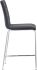Uppsala 24 In Counter Chair (Set of 2 - Graphite)