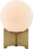 Pearl Table Lamp (White & Brushed Bronze)