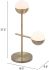 Waterloo Table Lamp (White & Brushed Bronze)