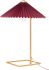 Charo Table (Lamp Red & Gold)