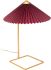 Charo Table (Lampe Rouge & Or)
