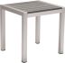 Cosmopolitan Side Table (Brushed Aluminum)