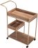 Bar Cart with Tray (Brown)