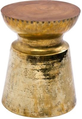 Taj Stool (Brass)