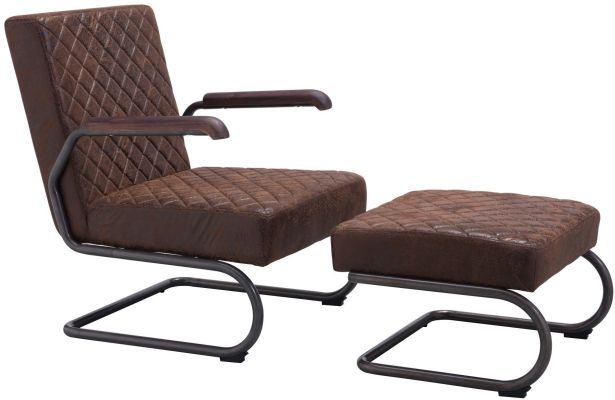 Father Lounge Chair (Vintage Brown)