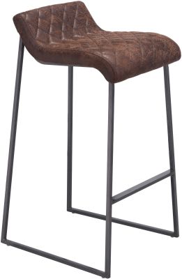 Father 30.3 In  Bar Stool (Set of 2 - Vintage Brown)