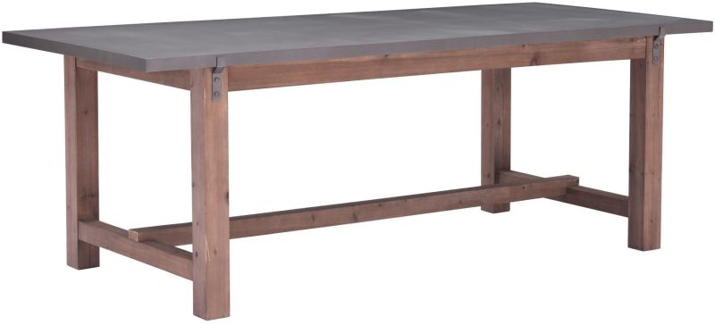 Greenpoint Dining Table (Gray & Distressed Fir)