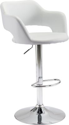 Hysteria Height Adjustable Bar Chair (White)