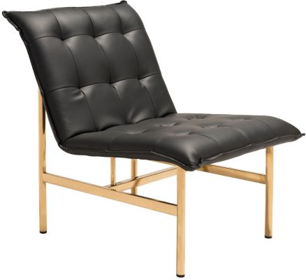 Slate Chair (Black & Gold)