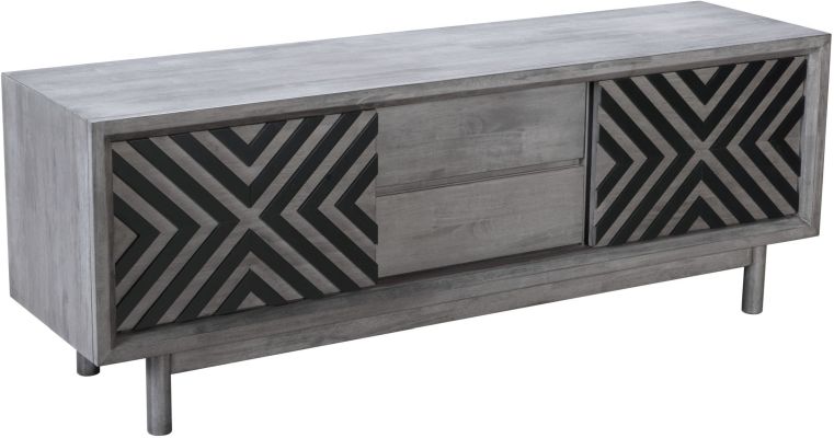Raven TV Stand (Old Gray)