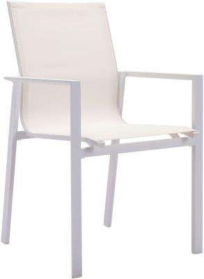 Mayakoba Dining Arm Chair (Set of 4 - White)