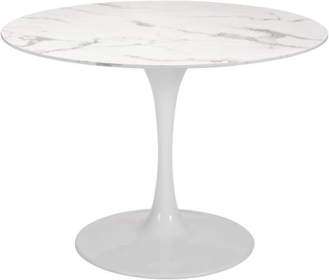Dylan Dining Table (Stone & White)