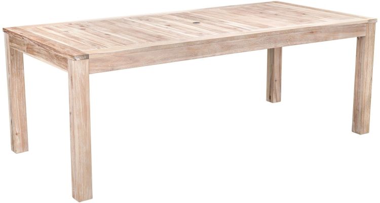 South Port Dining Table (White Wash )