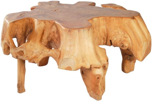 Broll Table (Natural & Antique Gold)