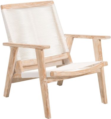 West Port Arm Chair (White Wash & White)