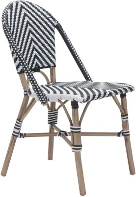 Paris Dining Chair (Set of 2 - Black & White)